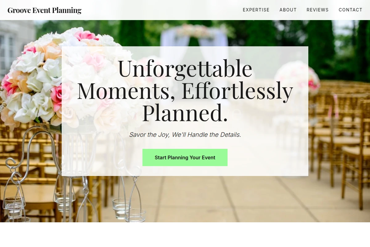 Groove Event Planning